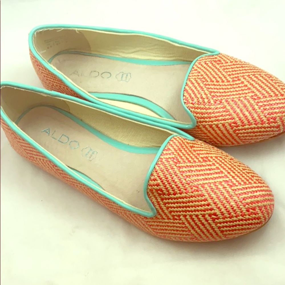 Aldo Weave Geometric Pattern Slip-On Loafer